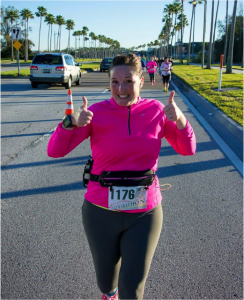 The Celebration Half!  Major PR!  One happy Runner!